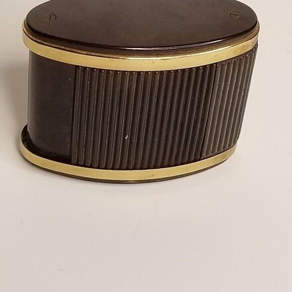 Vintage Mid Century Westclock Travel Alarm Clock Brown Wind Up Bakelite MCM - Picture 7 of 7